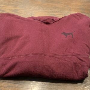 Victoria's Secret Men's Maroon Crewneck Sweater